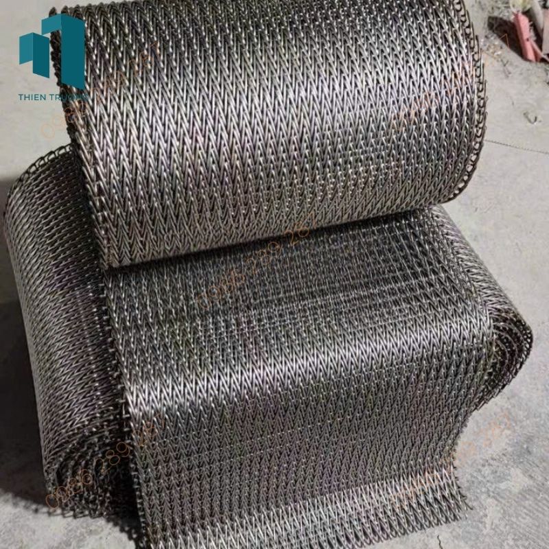 Lưới Băng Tải Inox Rửa Rau Củ Quả Công Nghiệp&nbsp;
